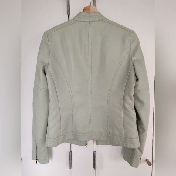 Vegan leather jacket - Picture 2 of 2